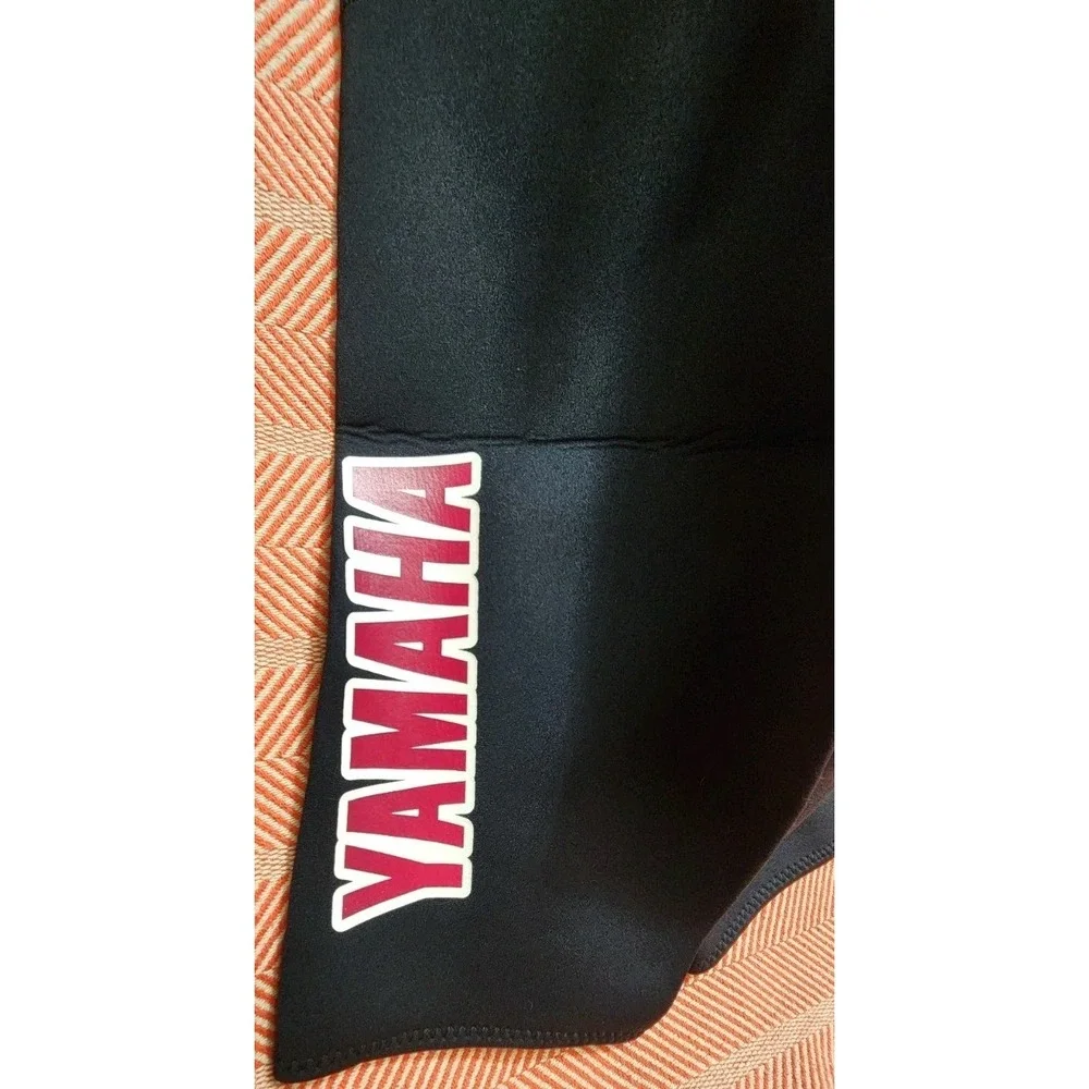 YAMAHA Wetsuit Women's Sz‎ M NEOPRENE Shorty Wet Suit Surf Ocean Swim Black EUC
